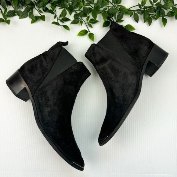 Acne Studio Suede Jensen black Boots 10 - Picture 5 of 13